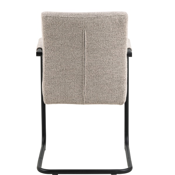 Krzesło z podłokietnikami Adele beżowe - ACTONA